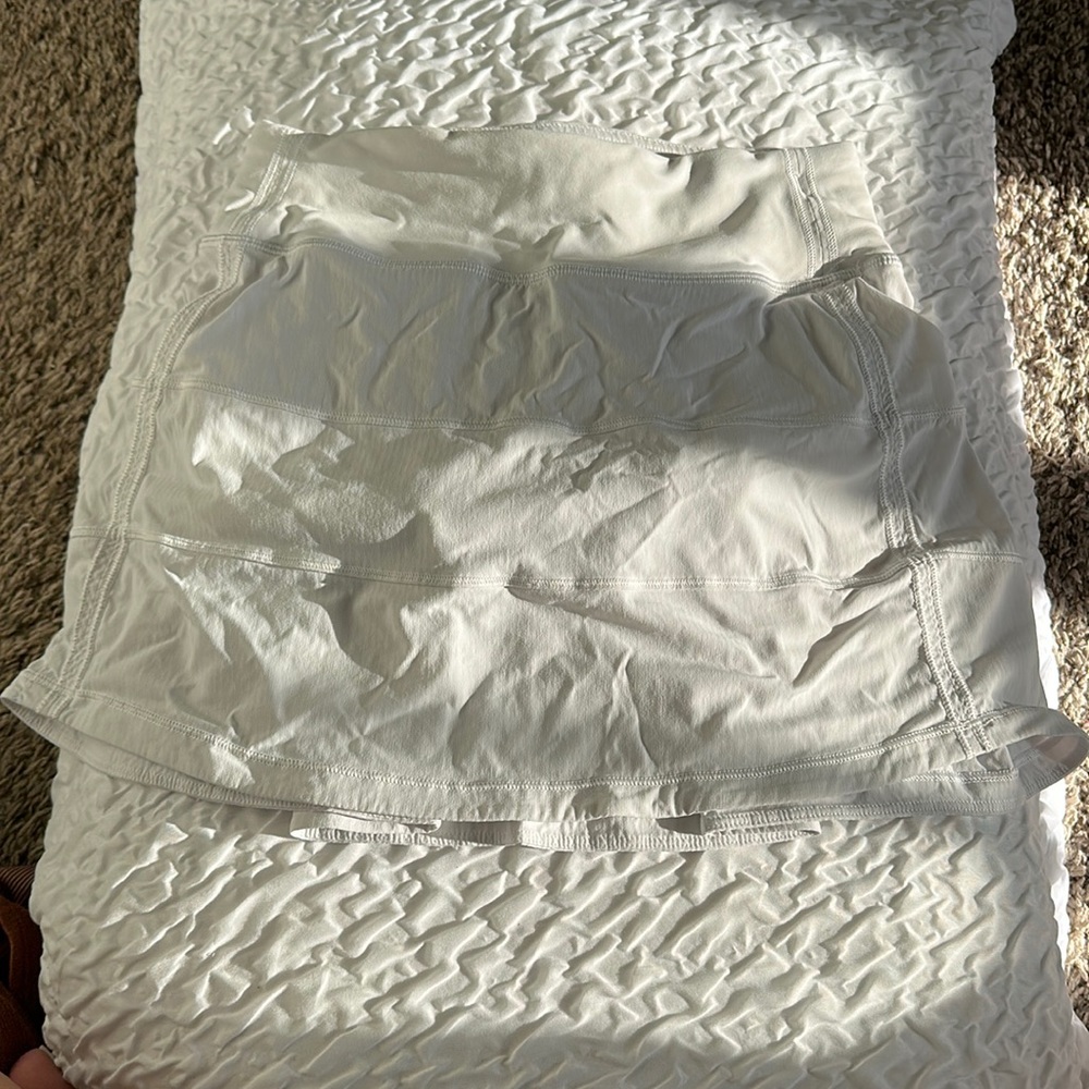 White lululemon skirt